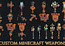 create minecraft benchblock 3d weapon armor portion tools com and animation